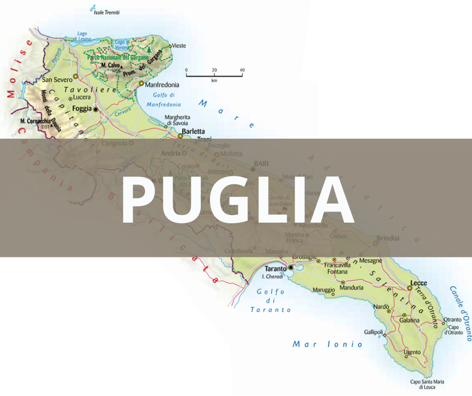 Puglia, Geografia, Storia e Denominazione
